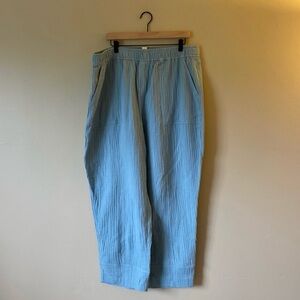 Madewell Tall Lightspun Pull-On Balloon Pants Size XXLT